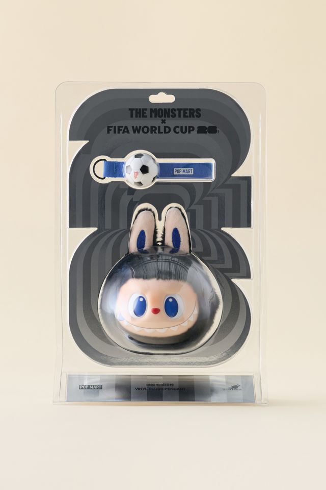 Porte-clés pendentif en peluche POP MART The Monsters Labubu X FIFA Series #2