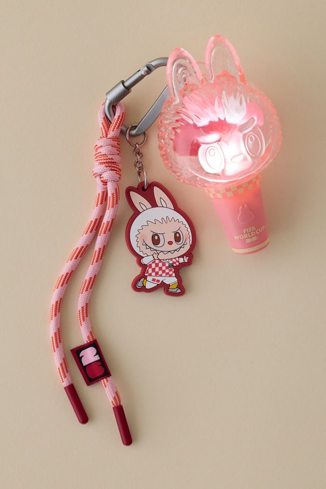 Porte-clés pendentif lumineux boîte mystère POP MART The Monsters Labubu X FIFA Series #3