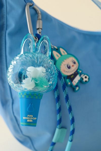 POP MART The Monsters Labubu X FIFA Series Mini Pendant Light Blind Box Keychain