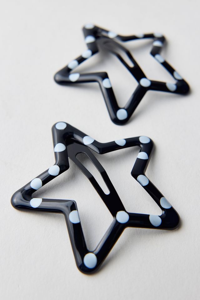 Large Star Snap Clips Set #1