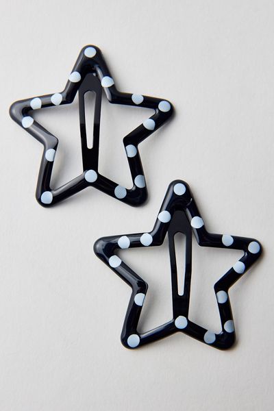 Large Star Snap Clips Set