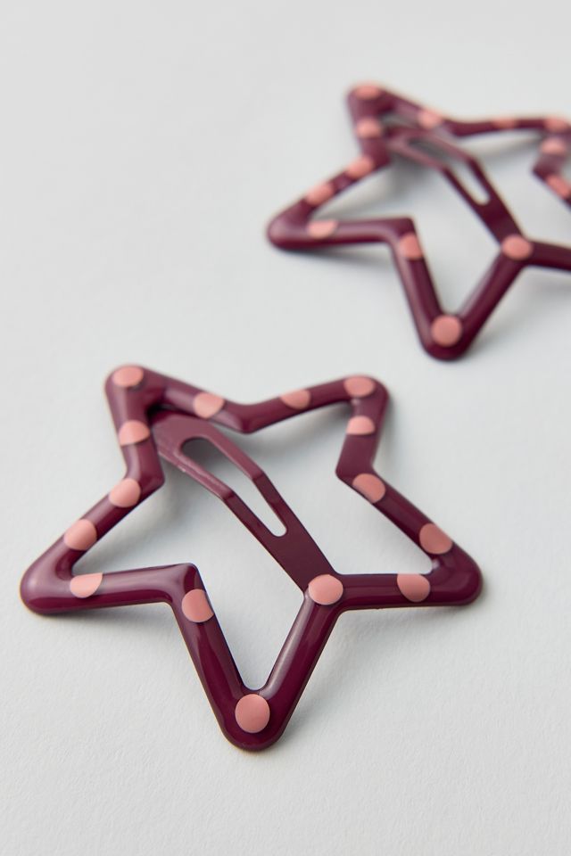Large Star Snap Clips Set #1