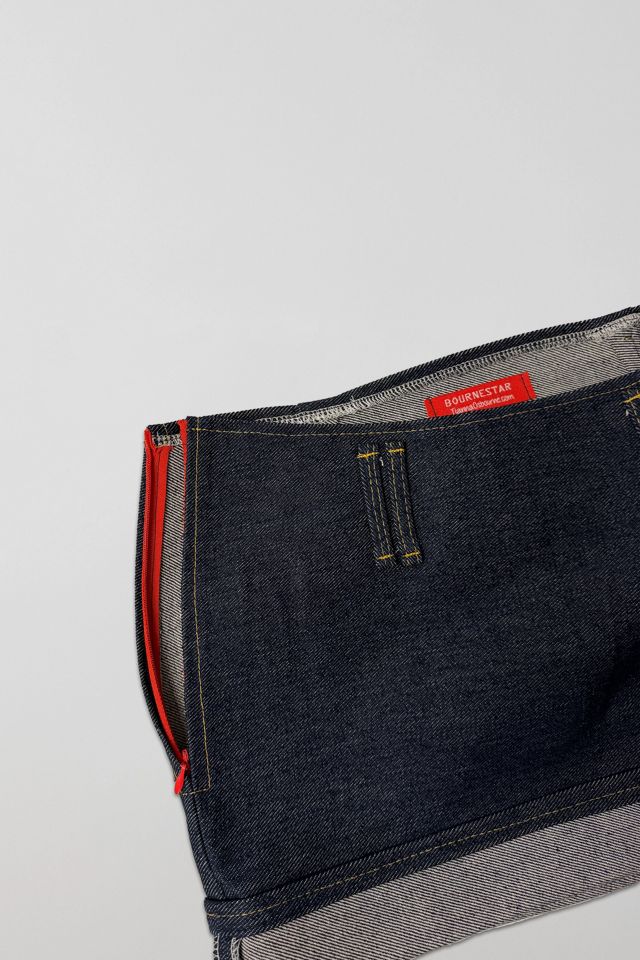 Bournestar Low-Rise Denim Micro Mini Skirt #2