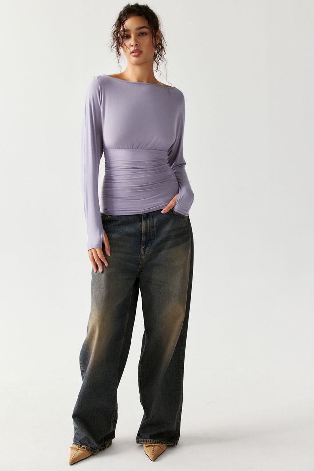 Out From Under Angel Kiss Open-Back Long Sleeve Top #1