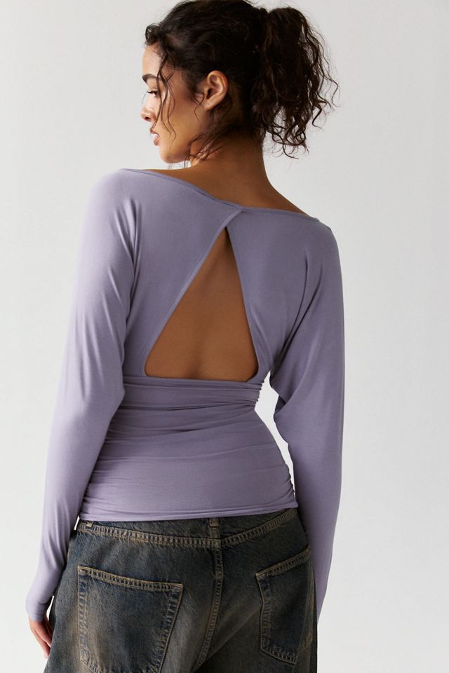 Out From Under Angel Kiss Open-Back Long Sleeve Top #3