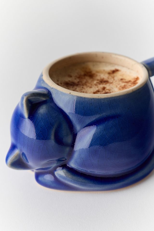 Sleepy Cat Ceramic Mug #1