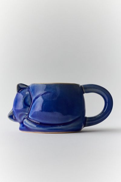 Sleepy Cat Ceramic Mug