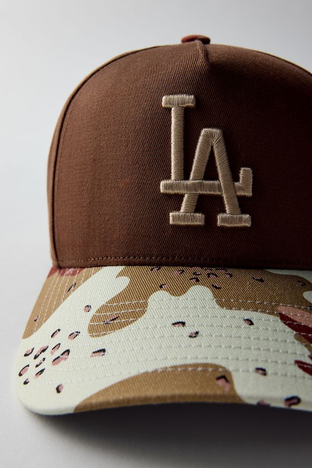 Mitchell & Ness MLB Los Angeles Dodgers Camo Brim Snapback Hat #2