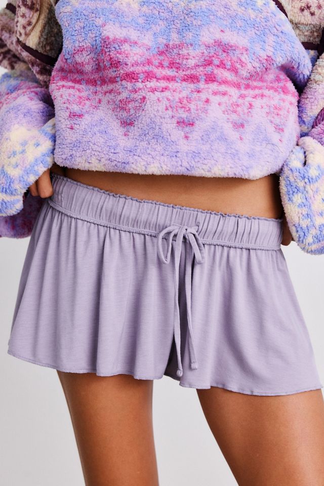 Out From Under Angel Kiss Jersey Knit Flutter Shorts #1