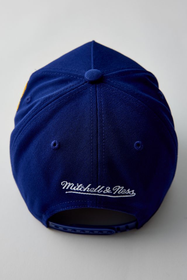 Mitchell & Ness MLB Los Angeles Dodgers Poppy Snapback Hat #2