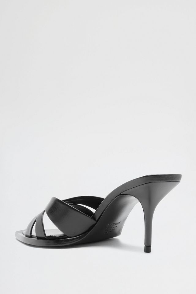 Schutz Keefa Leaf Mule Heeled Sandals #4