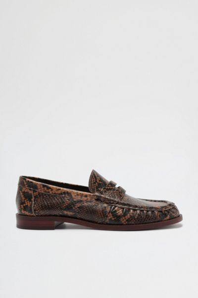 Schutz Tyche Animal Print Loafers