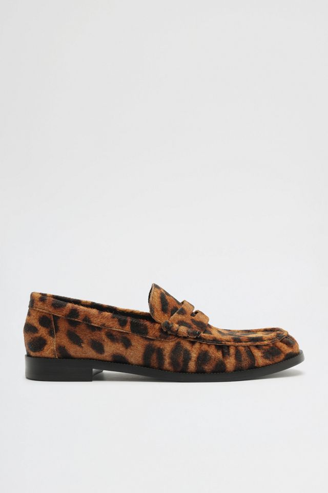 Schutz Tyche Animal Print Loafers #1