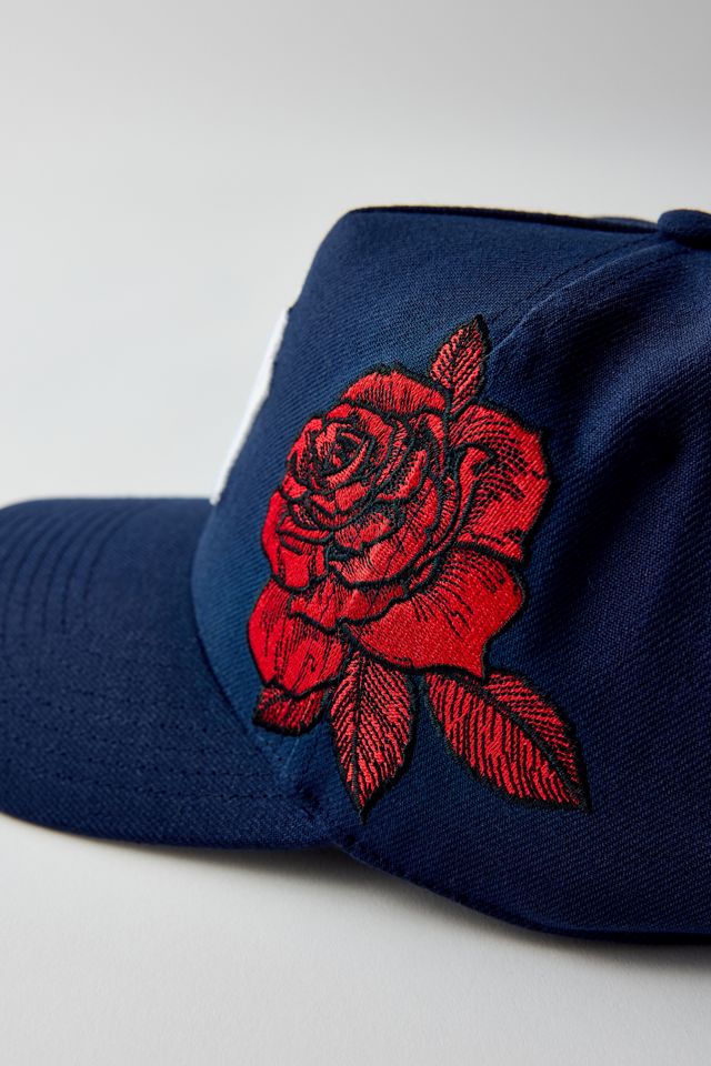 Mitchell & Ness MLB New York Yankees Rose Snapback Hat #1