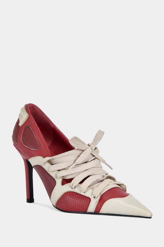 Azalea Wang Firestring Lace-Up Stiletto Pump #1