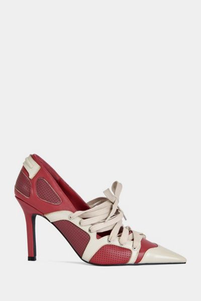 Azalea Wang Firestring Lace-Up Stiletto Pump