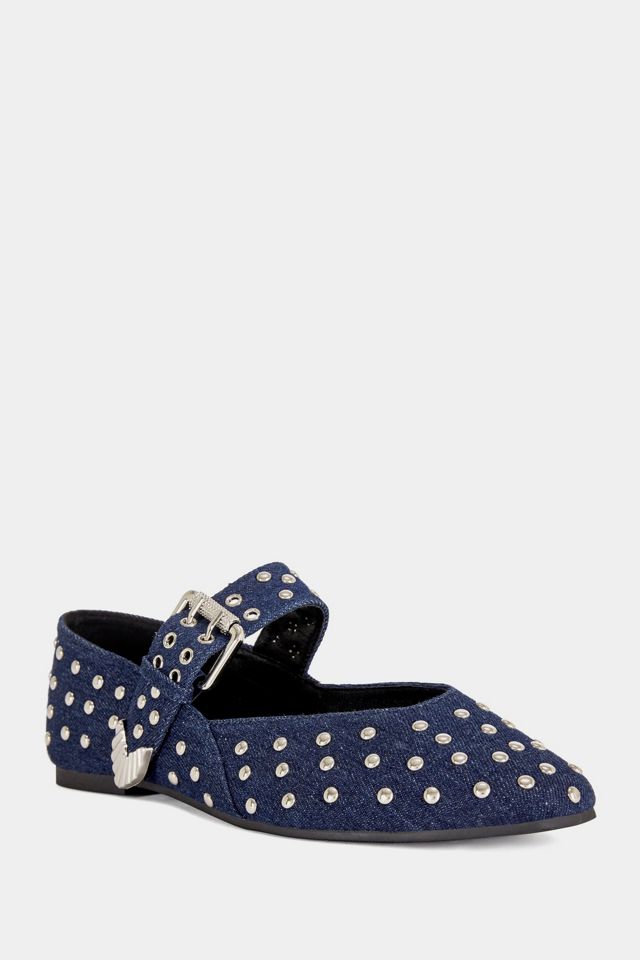 Azalea Wang Kennith Studded Ballet Flat #1