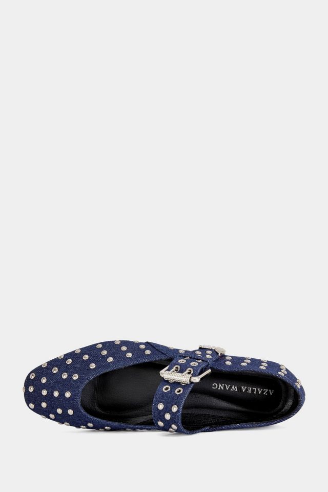 Azalea Wang Kennith Studded Ballet Flat #3