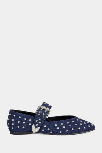 Azalea Wang Kennith Studded Ballet Flat