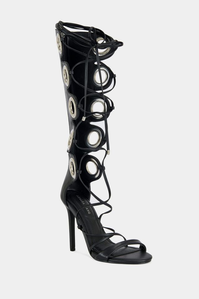 Azalea Wang Agathon Stiletto Gladiator Sandal Boot #1