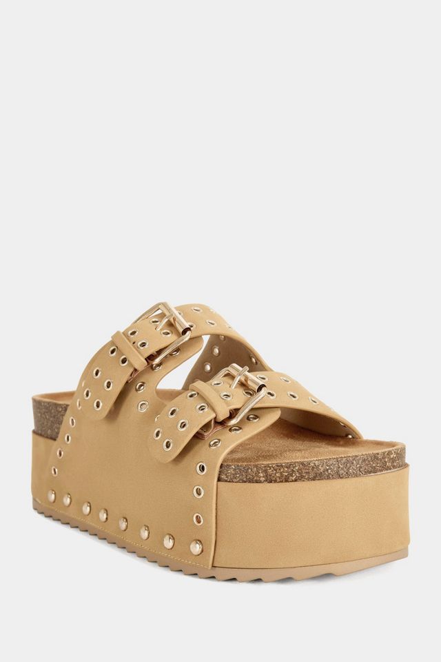 Azalea Wang Algedi Grommet Flatform Sandal #1