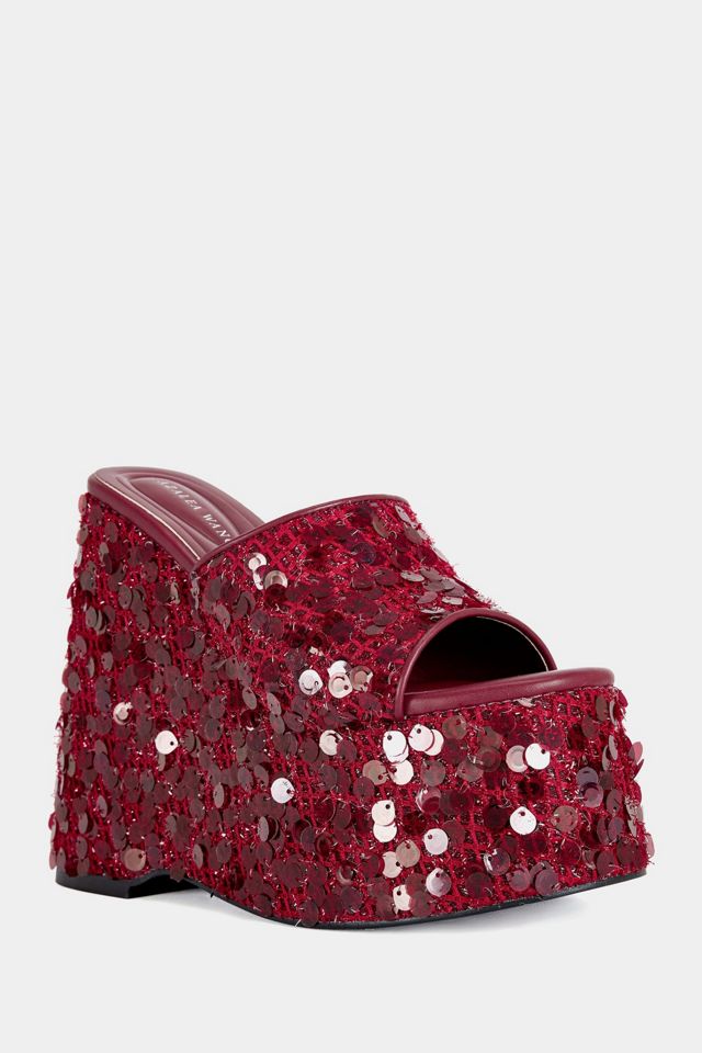 Azalea Wang Betsey Platform Sequin Wedge Sandal #2
