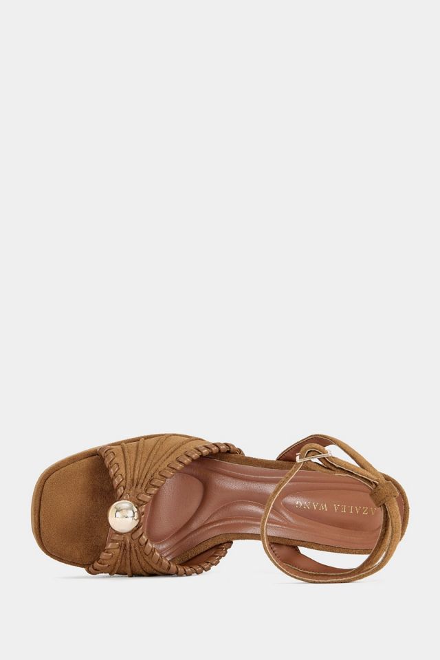 Azalea Wang Cael Block Suede Platform Heel | Urban Outfitters