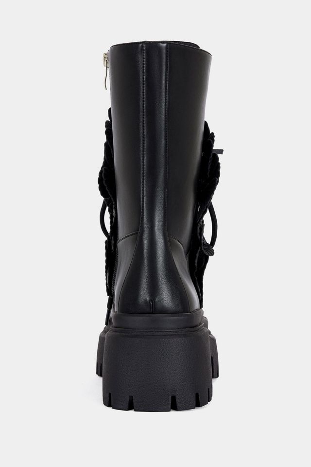 Azalea Wang Devoir 3D Flower Combat Bootie #3