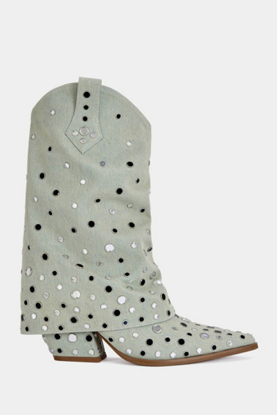 Azalea Wang Jaimy Grommet Western Bootie