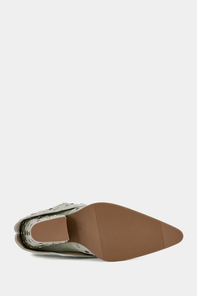 Azalea Wang Jaimy Grommet Western Bootie #4