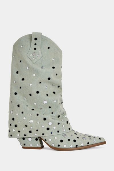 Azalea Wang Jaimy Grommet Western Bootie