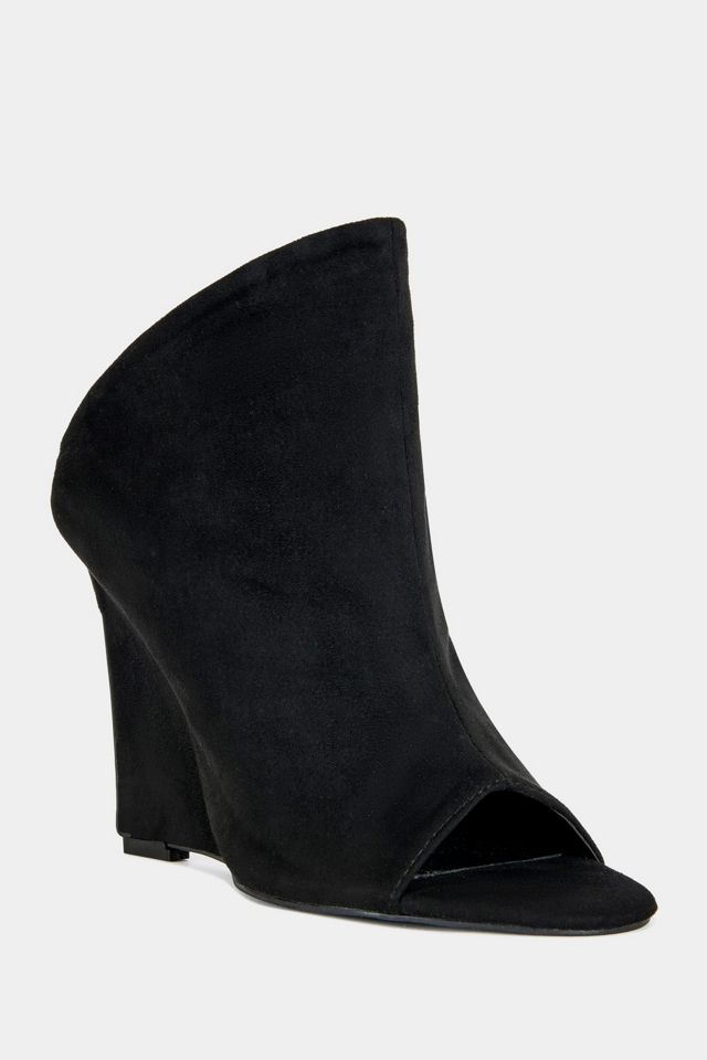 Azalea Wang Novis Wedge Peep-Toe Bootie #1