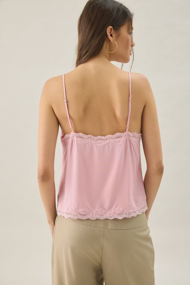 Kimchi Blue Doe Lace Trim Satin Cami #4