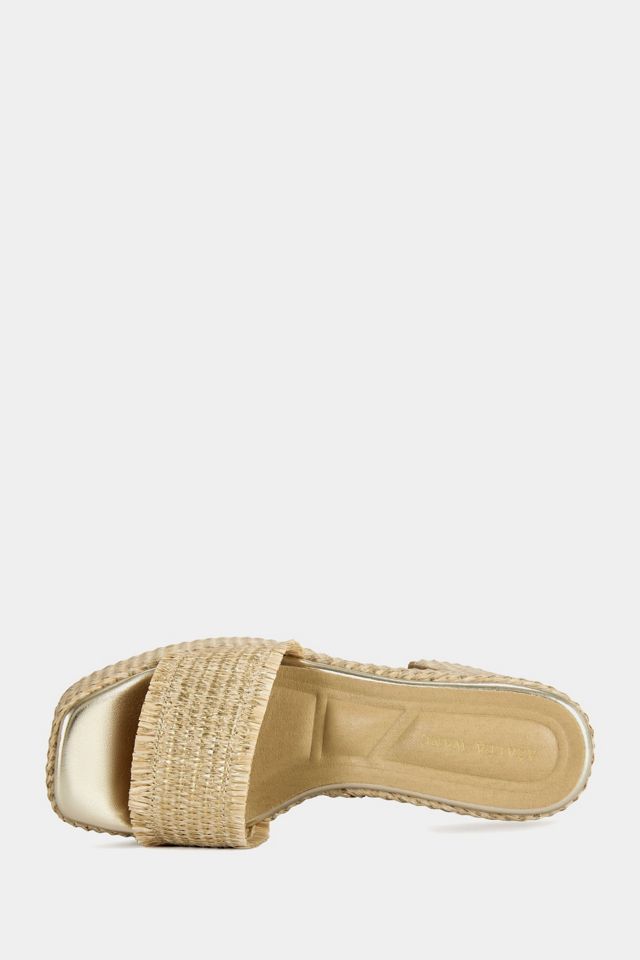 Azalea Wang Aniket Wicker Platform Sandal #3