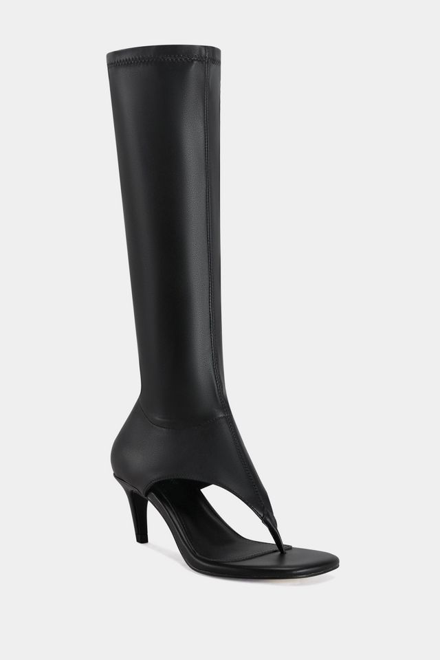 Azalea Wang Cecile Stiletto Sandal Boot Heel #1