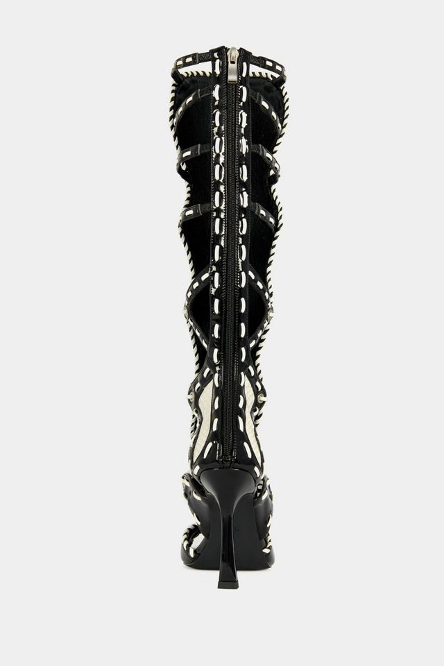 Azalea Wang Indranihigh Gladiator Stiletto Sandal Boot #2