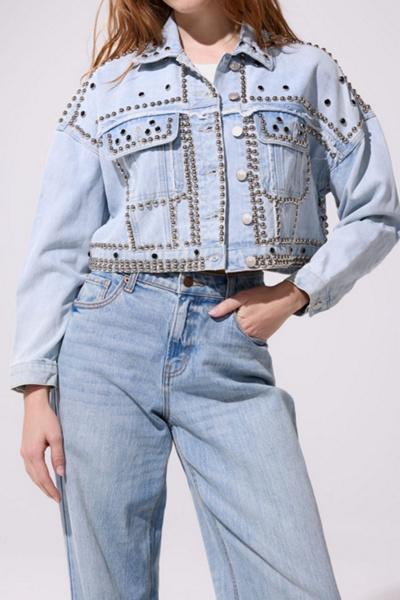 Azalea Wang Jazella Studded Jacket