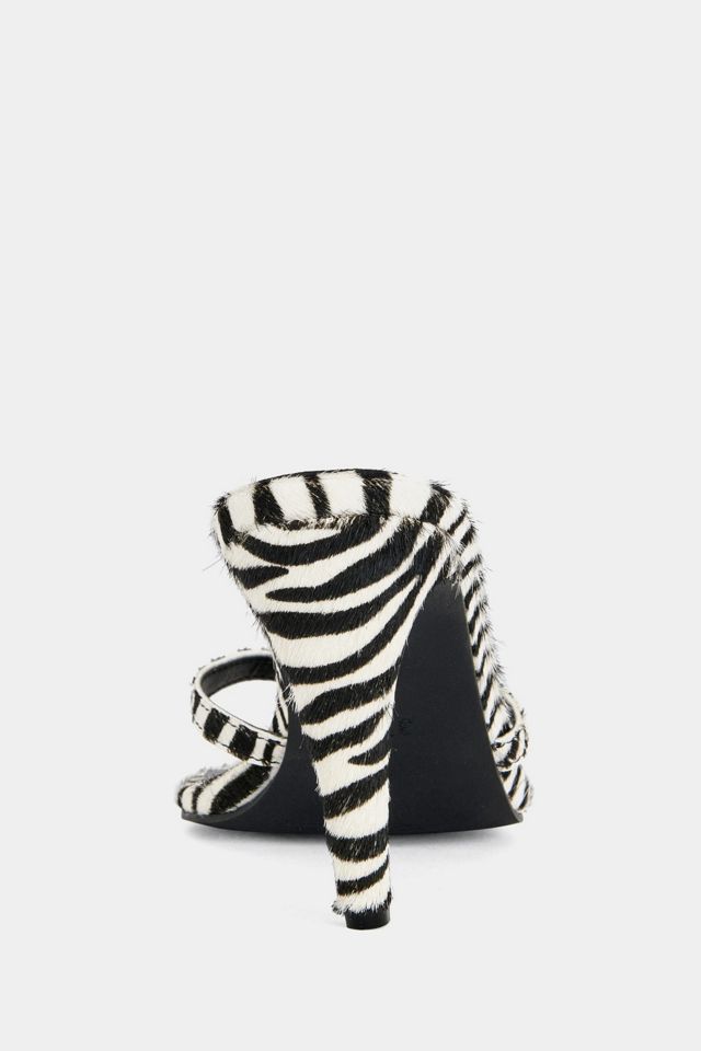 Azalea Wang Lewis Zebra Calf Hair Stiletto Heel #2