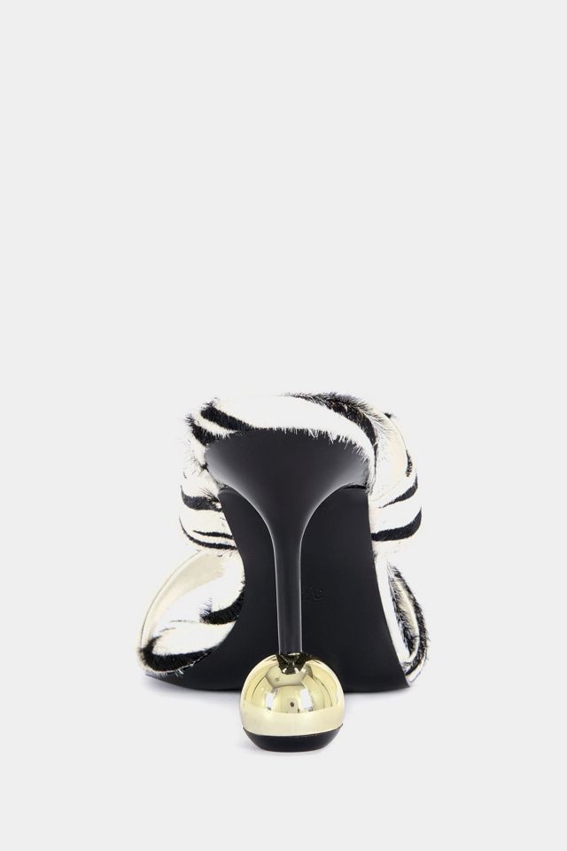 Azalea Wang Ophiel Zebra Calf Hair Stiletto Heel #2