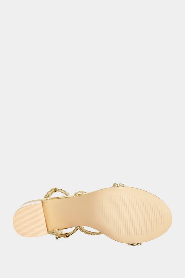 Azalea Wang Revani Wrap-Around Strappy Block Heel #4