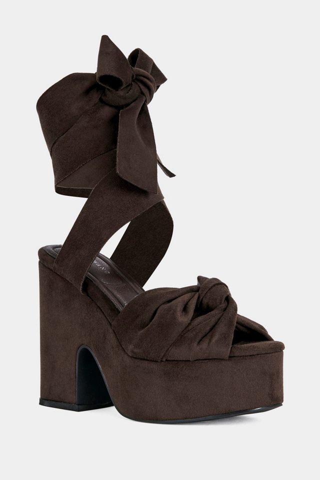 Azalea Wang Saki Platform Wrap-Around Heel #1