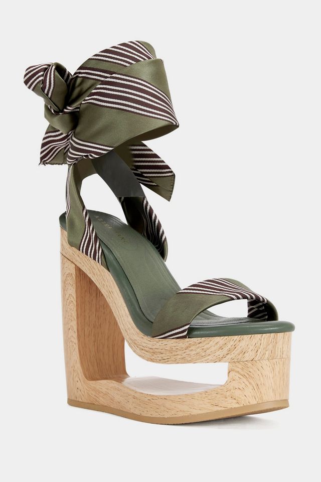 Azalea Wang Wynn Cut-Out Tie Up Wedge #1