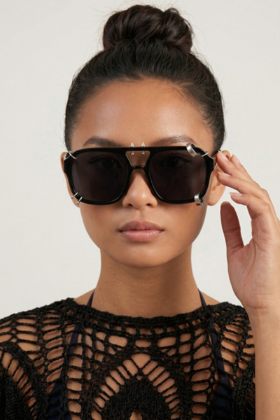 Fifth & Ninth Darcy Aviator Pierced Sunglasses