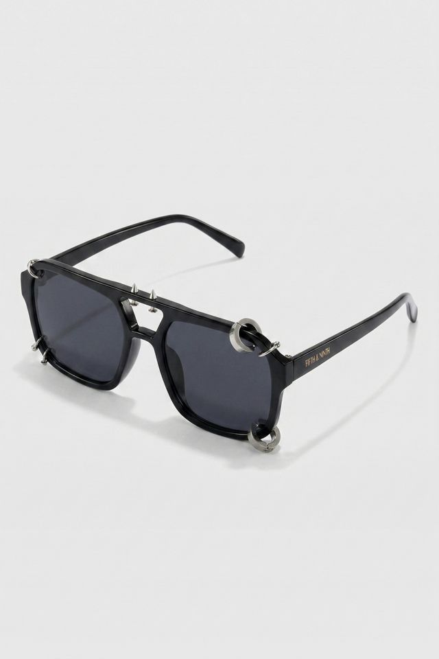 Fifth & Ninth Darcy Aviator Pierced Sunglasses #3