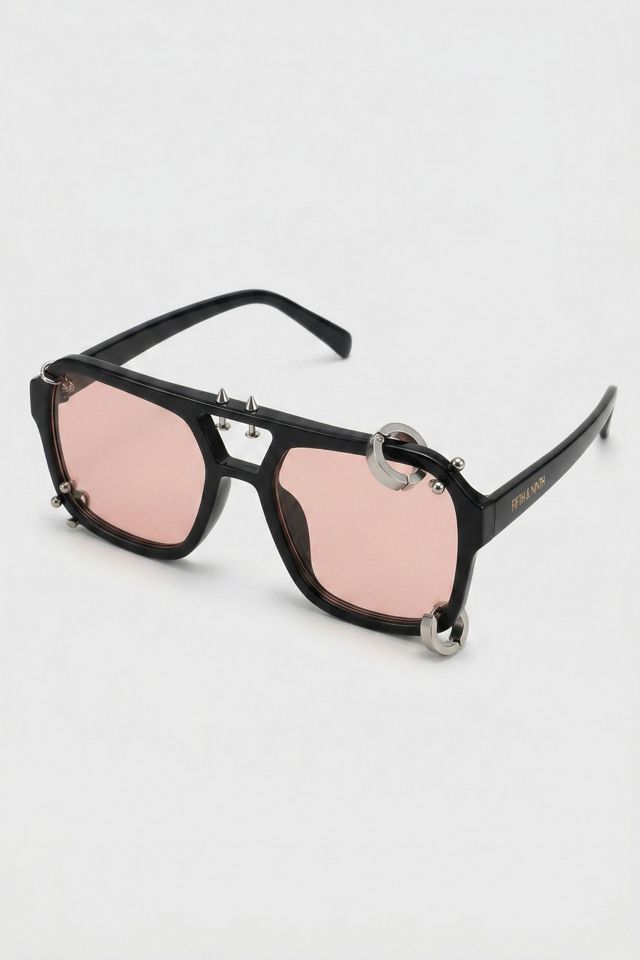 Fifth & Ninth Darcy Aviator Pierced Sunglasses #3