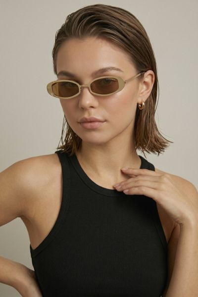 Fifth & Ninth Sable Oval Sunglasses