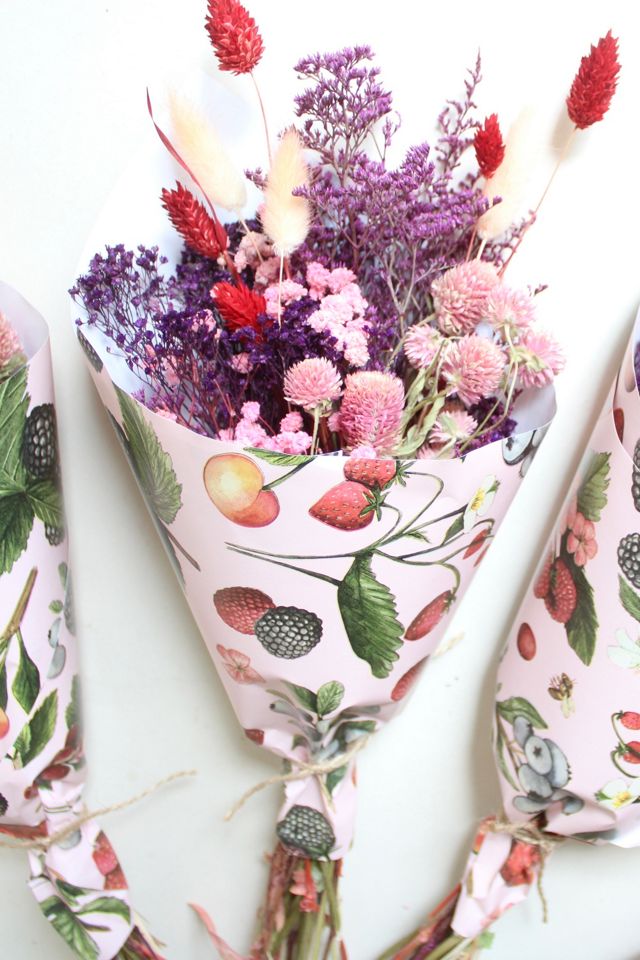 Roxanne’s Dried Flowers Tutti Frutti Bouquet #3