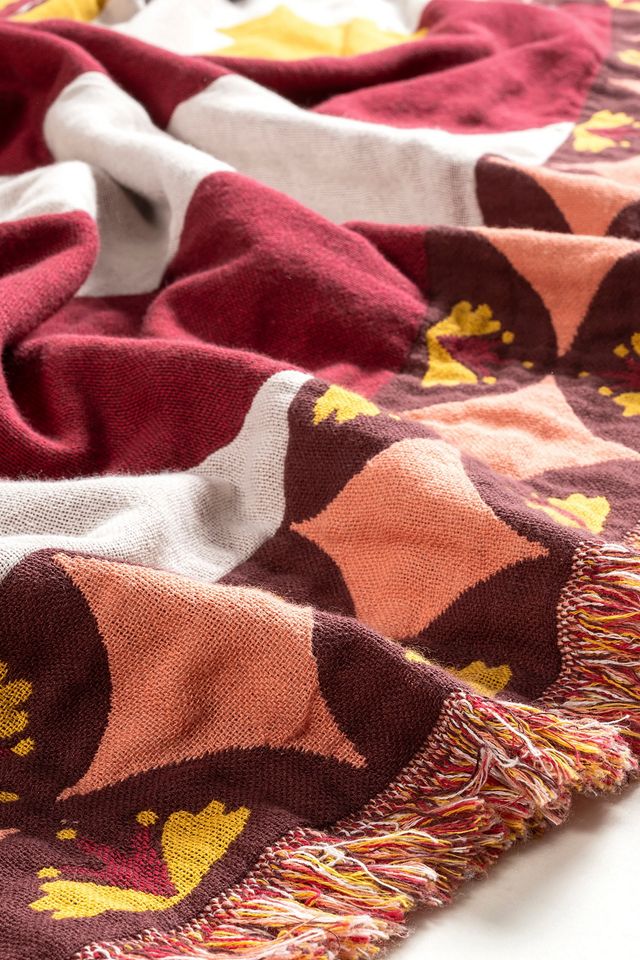 Zsa Zsa Zsu Jacquard Cotton Throw #2