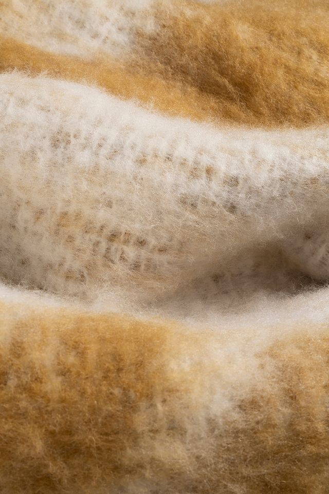 Zsa Zsa Zsu Ropar Patterned Acrylic Wool Throw #2