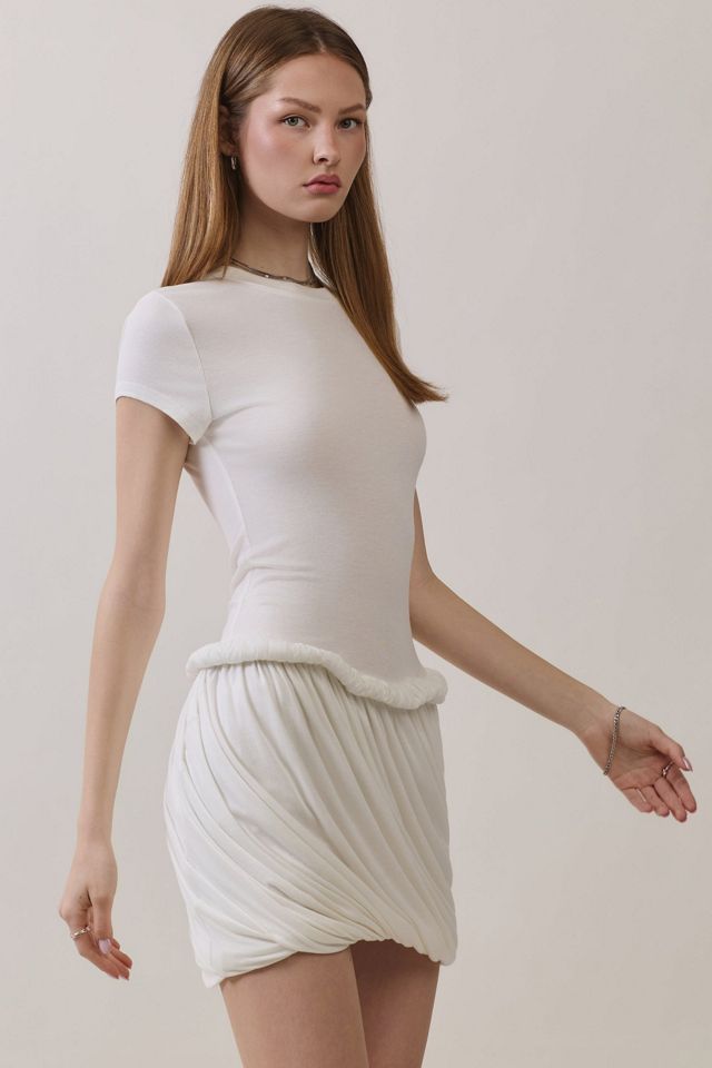 Personal Code Arissa Short Sleeve Bubble Mini Dress #3